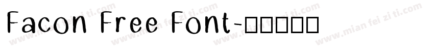 Facon Free Font字体转换